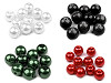 Perline rotonde in vetro, imitazione perle, Ø 8 mm