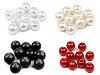 Cuentas imitación perlas redondas de vidrio Ø8 mm