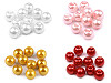 Imitation de perles rondes en verre, Ø 8 mm