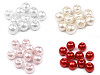 Cuentas imitación perlas redondas de vidrio Ø8 mm