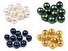Imitation de perles rondes en verre, Ø 8 mm