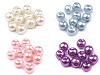 Imitation de perles rondes en verre, Ø 8 mm
