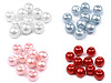 Cuentas imitación perlas redondas de vidrio Ø8 mm