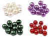 Imitation de perles rondes en verre, Ø 8 mm