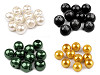 Imitation de perles rondes en verre, Ø 8 mm