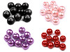 Imitation de perles rondes en verre, Ø 8 mm