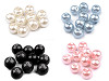Imitation de perles rondes en verre, Ø 8 mm