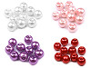 Cuentas imitación perlas redondas de vidrio Ø8 mm