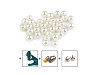 Plastic Round Riveting Beads Ø6 mm