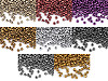 Perline di rocaille, metalliche 8/0, dimensioni: 3 mm
