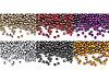 Metallic Seed Beads 8/0 - 3 mm