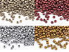 Rocailles 8/0 - 3 mm metallisch undurchsichtig