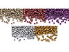 Perline di rocaille, metalliche 8/0, dimensioni: 3 mm