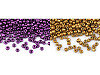 Rocailles 8/0 - 3 mm metallisch undurchsichtig