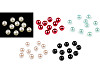 Imitation de perles en plastique Glance, Ø 10 mm
