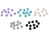 Cuentas de plástico imitación perlas brillantes Ø10 mm