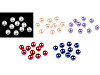 Imitation de perles en plastique Glance, Ø 10 mm