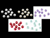 Imitation de perles en plastique Glance, Ø 10 mm