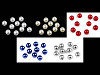 Plastic Imitation Pearl Beads Glance Ø10 mm