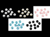 Imitation de perles en plastique Glance, Ø 10 mm