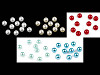 Imitation de perles en plastique Glance, Ø 10 mm
