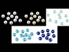Imitation de perles en plastique Glance, Ø 10 mm