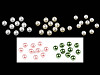 Imitation de perles en plastique Glance, Ø 10 mm