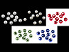 Cuentas de plástico imitación perlas brillantes Ø10 mm