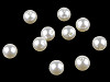 Plastic Imitation Pearl Beads Glance Ø10 mm