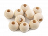 Round Unfinished Natural Wood Beads Ø20 mm