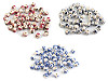 Porcelain Floral Round Beads Ø6 mm