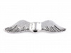Metal Jewellery Spacer Wings 5x24 mm 