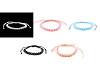 Bracciale Shamballa, con perline sfaccettate
