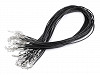 Rubber Necklace Cord with Lobster Clasp length 48 cm