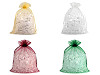 Sacchetto regalo, in organza, dimensioni: 20 x 26 cm