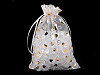 Organza Gift Bag 14x21 cm with Hearts
