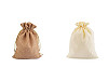 Drawstring Bag size 22x28 cm Jute imitation