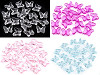 Fluturi decorativi din plastic, 15x18 mm