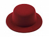 Mini klobouček / fascinátor k dozdobení Ø13,5 cm