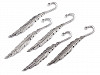 Metal Bookmark 10x80mm Feather