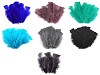 Plumes de dinde colorées, longueur 11-17 cm