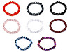 Bracciale elasticizzato con perline sfaccettate