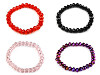 Armband elastisch mit geschliffenen Perlen