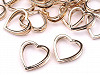 Heart Charm with pulling hole 30x29 mm