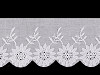 Bawełniana koronka - haft angielski szerokość 60 mm