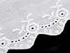 Broderie Anglaise Cotton Eyelet Lace Trim width 62 mm