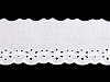 Bawełniana koronka - haft angielski szerokość 50 mm