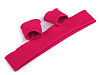 Set bordură și manșete elastice tricotate, lățime 7 cm