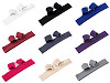 Bord-côte élastique, largeur 7 cm (2x manches, 1x taille)