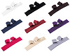 Bord-côte élastique, largeur 7 cm (2x manches, 1x taille)